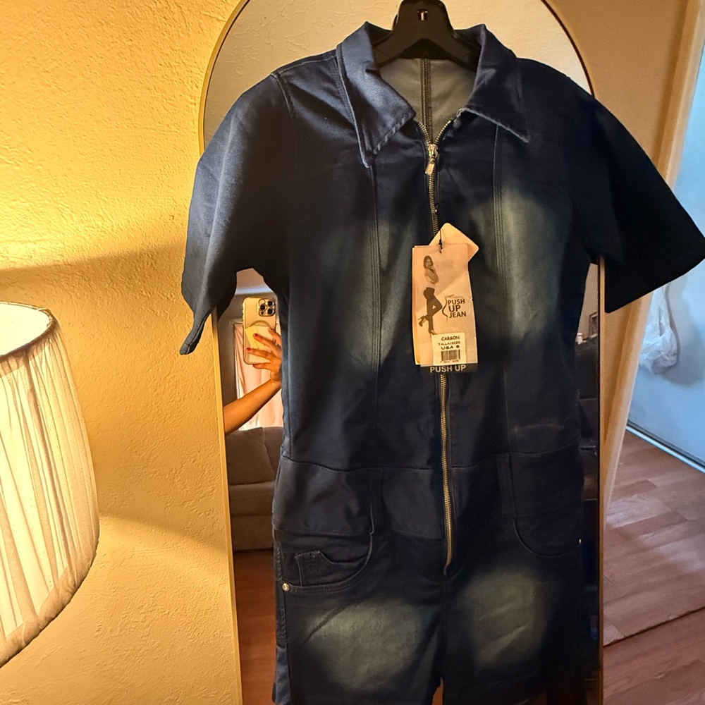 Stylish Blue Jumpsuit